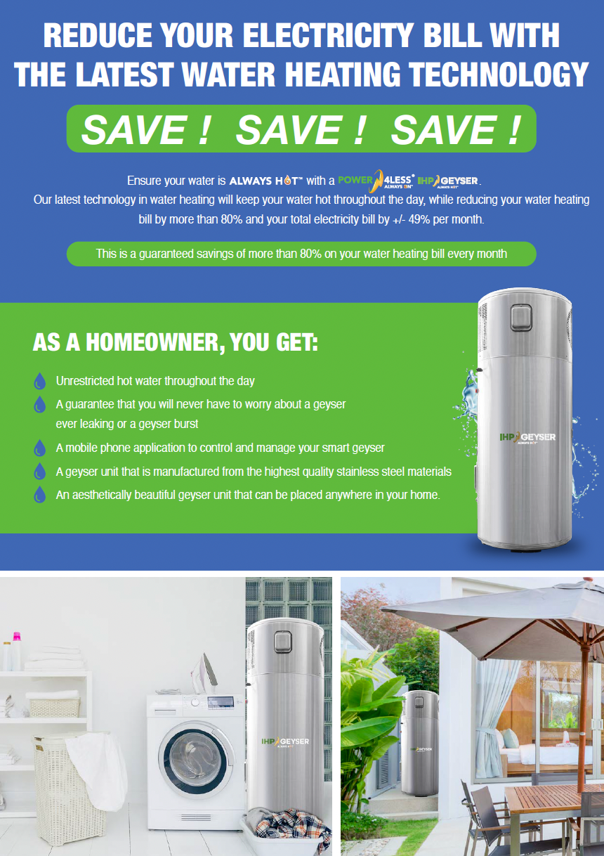 300L IHP HEAT PUMP WATER GEYSER